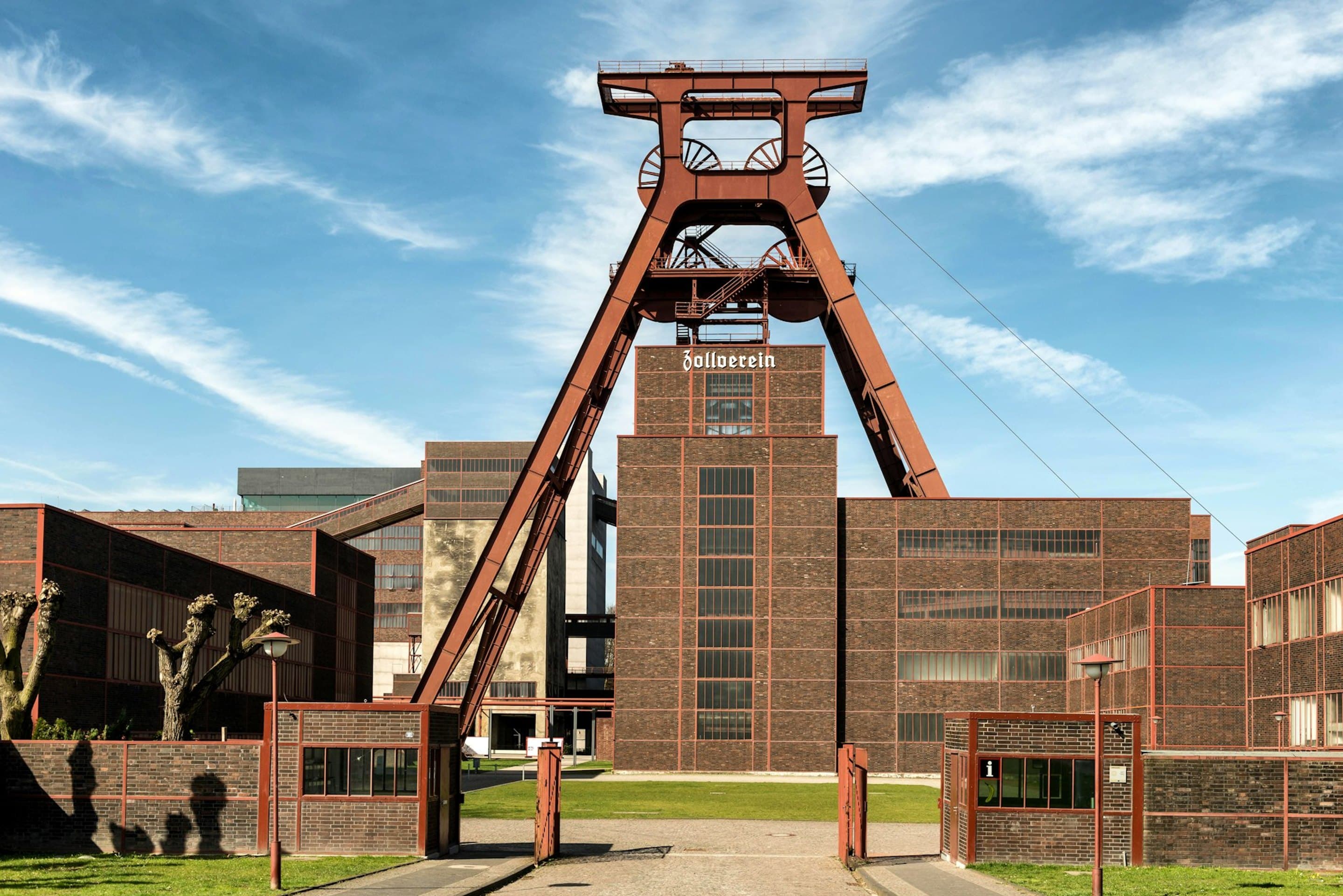 Codebasierte Industrieillustration zum Standort Mülheim an der Ruhr